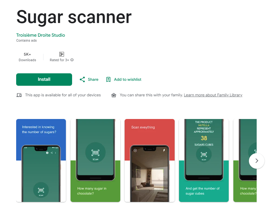 Sugar Scanner