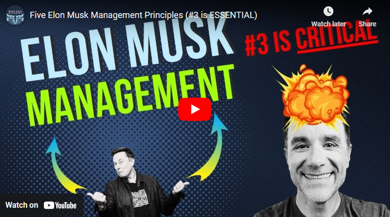 Five Elon Musk Management Principles