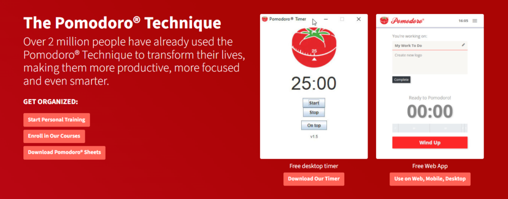 The Pomodoro Technique