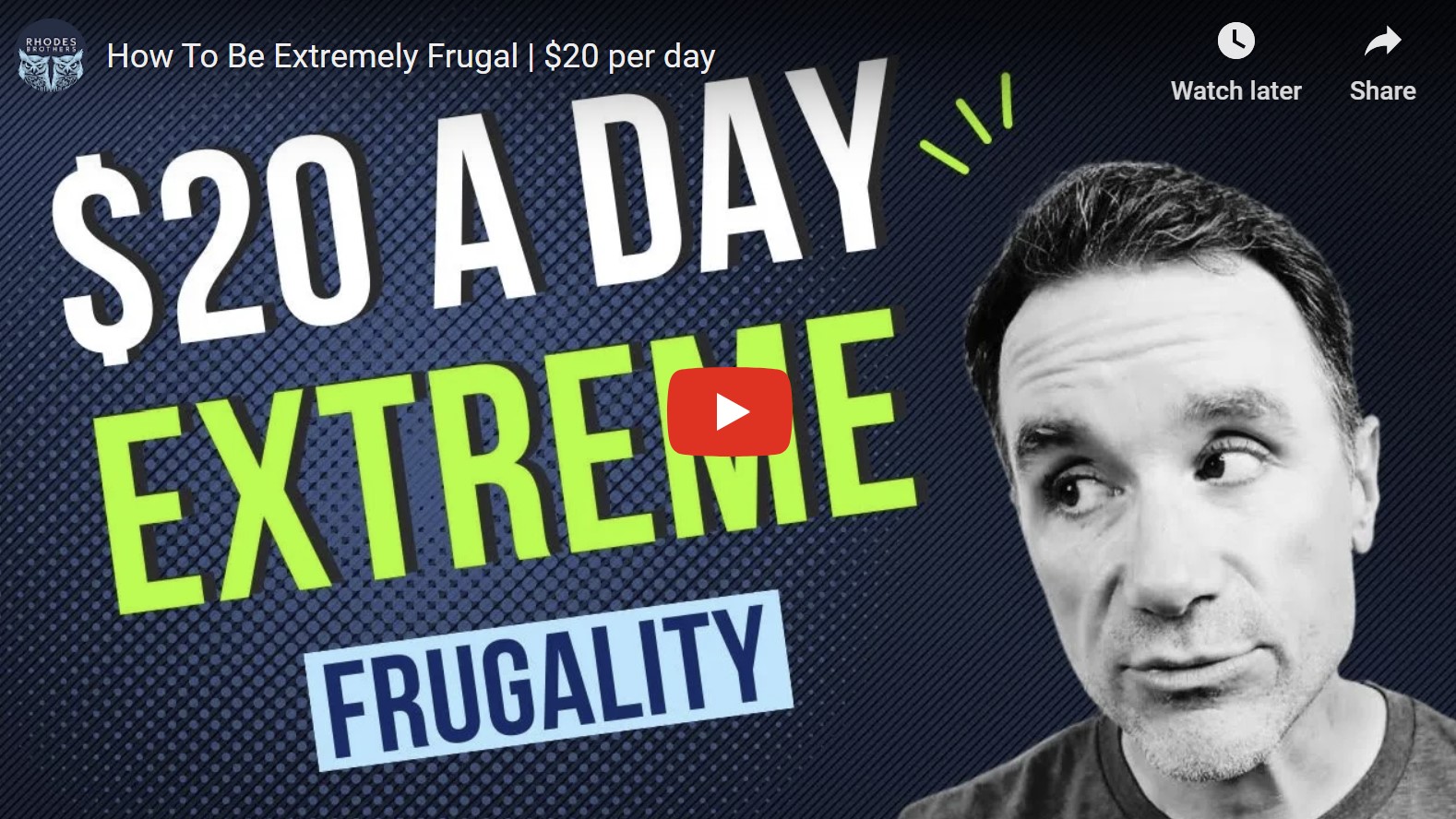 frugality